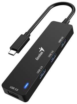 Genius UH-400 4-Port USB 3.0 HUB Black
