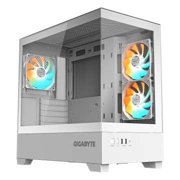Gigabyte C201 Panoramic Ice Tempered Glass Black