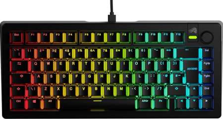 Glorious GMMK 3 75% Prebuilt RGB Mechanical Gaming Keyboard Black UK