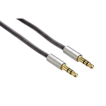 Hama 3,5mm jack-jack Aluline 2m kábel Hama 3,5mm jack-jack Aluline 2m kábel