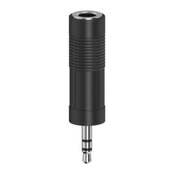 Hama adapter sztereo 3,5mm jack dugó - 6,3mm jack aljzat