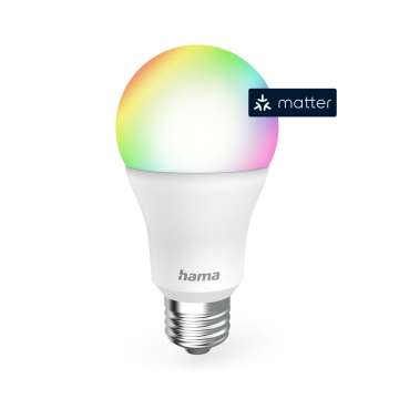 Hama E27 RGBW 9W Matter Smart LED Hama E27 RGBW 9W Matter Smart LED