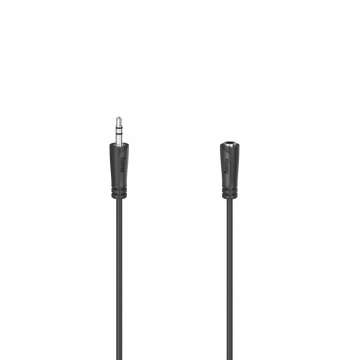 Hama FIC 3,5mm jack hosszabbító 5m kábel Black Hama FIC 3,5mm jack hosszabbító 5m kábel Black