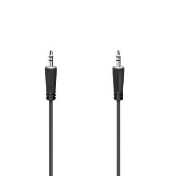 Hama FIC 3,5mm jack összekötőkábel 5m Black
