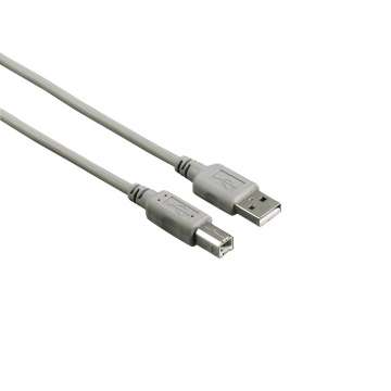 Hama FIC ECO USB kábel A-B 1,5m Grey Hama FIC ECO USB kábel A-B 1,5m Grey