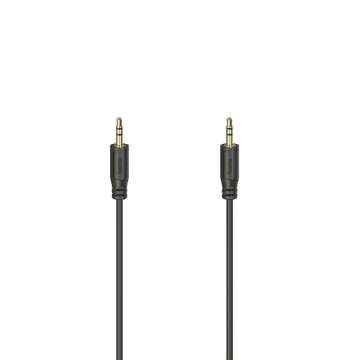 Hama Jack Male>Jack Male 3,5mm 0,75m Black