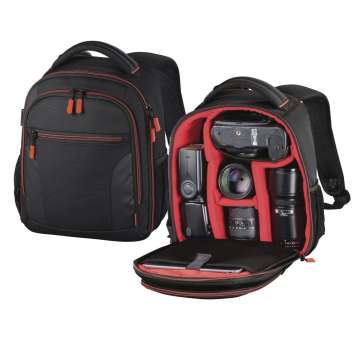 Hama Miami 150 III Camera Backpack Black/Red Hama Miami 150 III Camera Backpack Black/Red