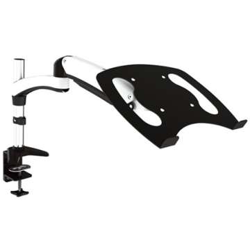 Harmantrade LRA30 Notebook Desk Console Black/White
