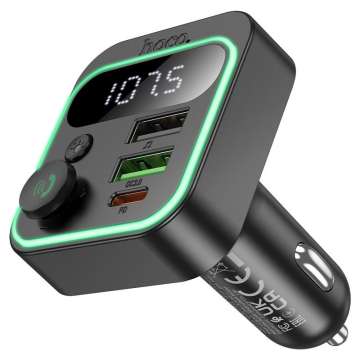 Hoco E85 Bluetooth FM-transmitter Black
