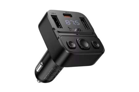 Hoco E87 Delta Bluetooth FM-transmitter Black Hoco E87 Delta Bluetooth FM-transmitter Black