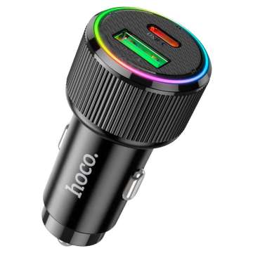 Hoco NZ14A Guerrero Car Charger 38W Black