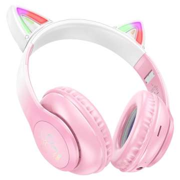 Hoco W42 Cat Bluetooth Headset Pink Hoco W42 Cat Bluetooth Headset Pink