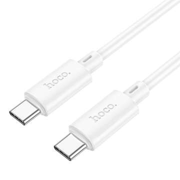 Hoco X88 Gratified USB-C to USB-C charging data cable 1m White