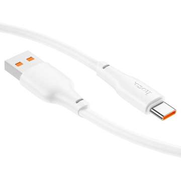 Hoco X93 Force 27W USB-A to USB-C charging data cable 1m White