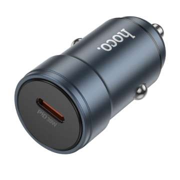 Hoco Z57 Mini car charger PD30W Black