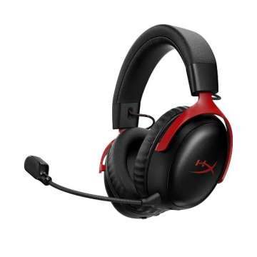 HP HyperX Cloud III S Wireless Bluetooth Gaming Headset Black/Red HP HyperX Cloud III S Wireless Bluetooth Gaming Headset Black/Red