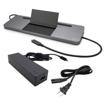 I-TEC USB-C Metal Ergonomic 4K 3x Display Docking Station