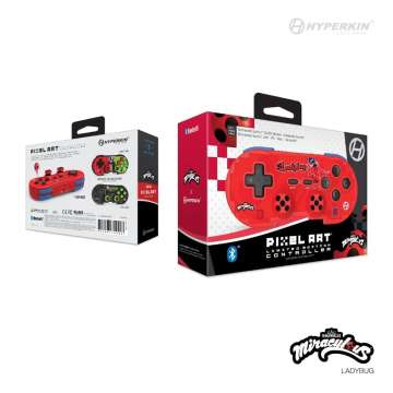 HYPERKIN Pixel Art Miraculous Gamepad Ladybug