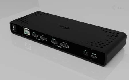 I-TEC Universal Dual 4K Display Docking Station + Power Delivery 85W + Universal USB-C Charger 100 W