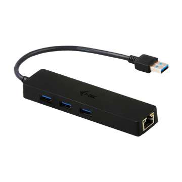 I-TEC USB 3.0 Slim HUB 3 Port+Gigabit Ethernet Adapter Black I-TEC USB 3.0 Slim HUB 3 Port+Gigabit Ethernet Adapter Black