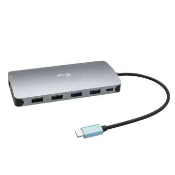 I-TEC USB-C Metal Nano 3x Display Docking Station+Power Delivery 100W I-TEC USB-C Metal Nano 3x Display Docking Station+Power Delivery 100W