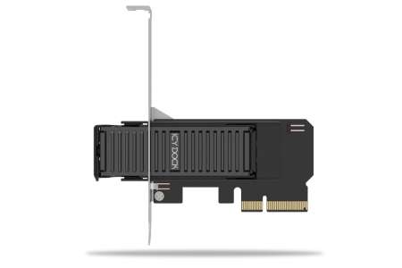 IcyDock ExpressSlot Core MB305M4P-B Removable M.2 NVMe SSD to PCIe 4.0 x4 Mobile Rack Adapter Card for PCIe Expansion Slot