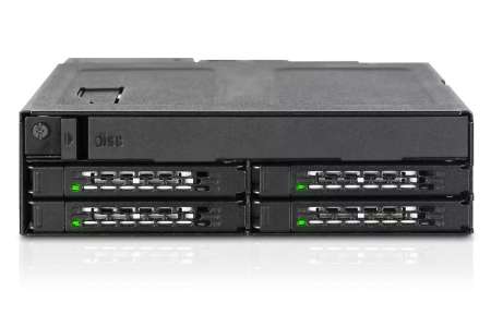 IcyDock ToughArmor MB604SPO-B 4 x 2.5" SAS & SATA SSD/HDD & (Ultra) Slim ODD Backplane Cage