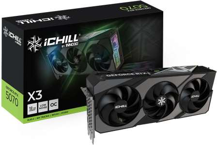 Inno3D GeForce RTX5070 12GB GDDR7 iChill X3 Inno3D GeForce RTX5070 12GB GDDR7 iChill X3