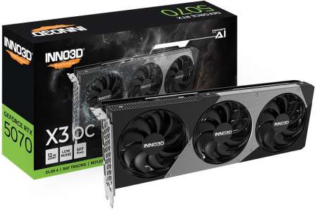 Inno3D GeForce RTX5070 12GB GDDR7 X3 OC Inno3D GeForce RTX5070 12GB GDDR7 X3 OC