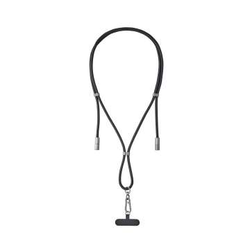 Intenso Cell Phone Charging Lanyard Cable 1,65m Black