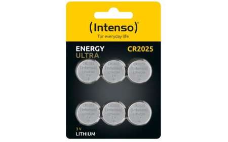 Intenso CR2025 Lítium Gombelem 6db/csomag Intenso CR2025 Lítium Gombelem 6db/csomag