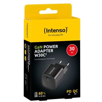 Intenso W30C² Power Adapter Black Intenso W30C² Power Adapter Black