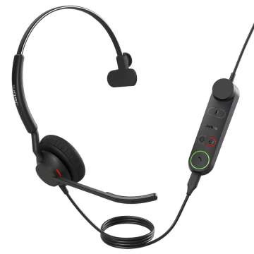 Jabra Engage 50 II UC Mono USB-A Headset + Control Unit Black