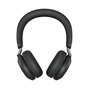 Jabra Evolve2 75 MS Bluetooth Stereo Headset + Charging Station Black