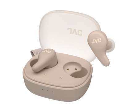 JVC HA-A23T Gumy Premium Wireless Headphones with Noise Cancellation Mocha Brown