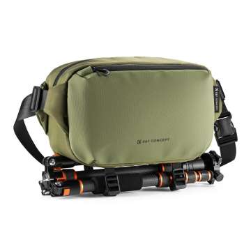 K&F Concept 2in1 Sling Bag Everyday Shoulder Bag & Photography Camera Backpack 10L Green