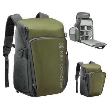 K&F Concept Camera Alpha Backpack Air 25L Nature Wander 01 Green K&F Concept Camera Alpha Backpack Air 25L Nature Wander 01 Green