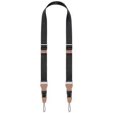 K&F Concept lapos nyakpánt gyorskioldó csattal, 3,2cm x 100-160cm, fekete