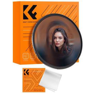 K&F Concept Nano-B Series Halo Swirl, spirál hatás effekt szűrő, 77mm