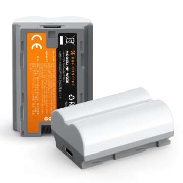 K&F Concept NP-W235 akkumulátor 2db 2400mAh USB-C csatlakozóval