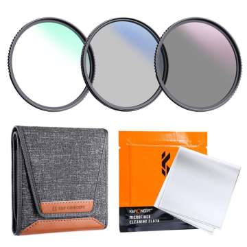 K&F Concept Professzionális szűrő szett + szűrőtartó tok (UV+CPL+ND4) 72mm K&F Concept Professzionális szűrő szett + szűrőtartó tok (UV+CPL+ND4) 72mm