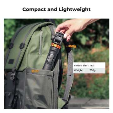 K&F Concept Universal Tripod with Phone Holder & GoPro Adapter