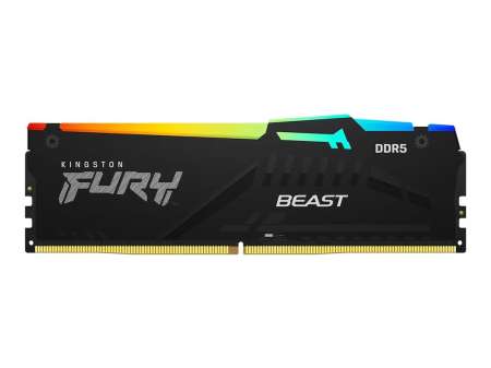 Kingston 32GB DDR5 5200MHz Fury Beast RGB Black