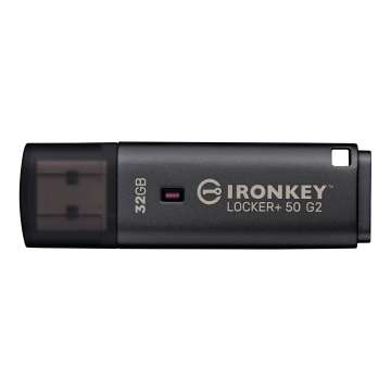 Kingston 32GB Ironkey Locker+ 50 G2 USB3.2 Black Kingston 32GB Ironkey Locker+ 50 G2 USB3.2 Black