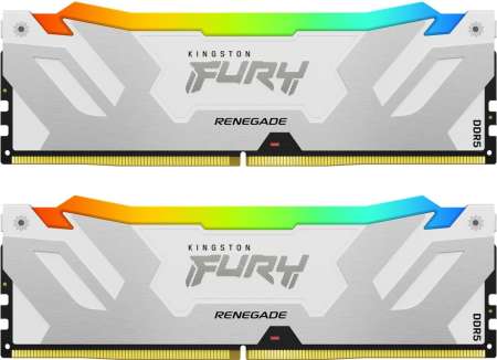 Kingston 64GB DDR5 6400MHz Kit(2x32GB) Fury Renegade RGB White