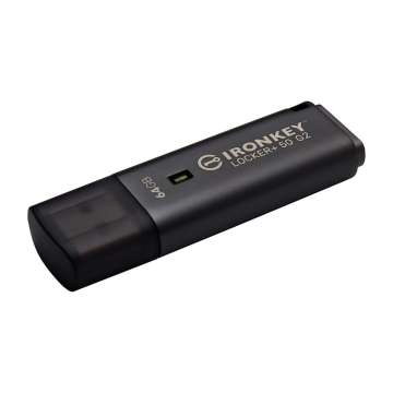 Kingston 64GB Ironkey Locker+ 50 G2 USB3.2 Black Kingston 64GB Ironkey Locker+ 50 G2 USB3.2 Black