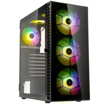 Kolink Observatory HF Glass ARGB Tempered Glass Black Kolink Observatory HF Glass ARGB Tempered Glass Black