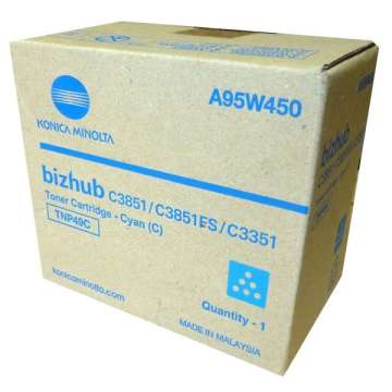 Konica Minolta TNP49C Cyan toner Konica Minolta TNP49C Cyan toner
