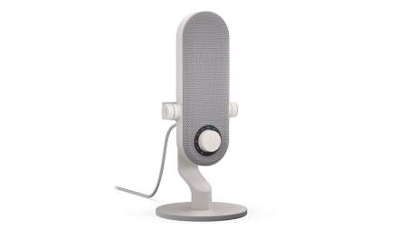 KRUX Pin Microphone White