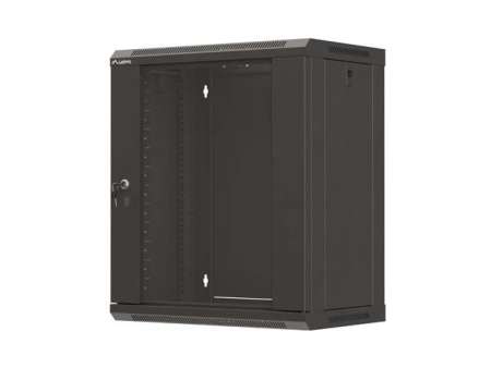 Lanberg 19" 12U Falra szerelhető Rackszekrény Black